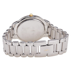 サンローラン 腕時計 6031-G11246 クオーツ ベージュ文字盤 ステンレススチール メッキ レディース SAINT LAURENT 【中古】