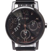 ワイアード 腕時計 クオーツ ブラック文字盤 ステンレススチール レディース WIRED 【中古】