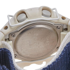 カシオ ラバーズコレクション Baby-G 腕時計 BG-097 クオーツ ホワイト文字盤 ナイロン レディース CASIO 【中古】