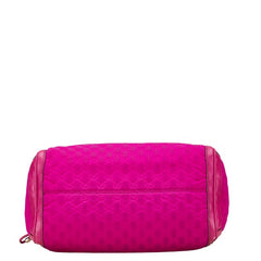 グッチ GGネオプレン ハンドバッグ 241097 パープル ピンク ナイロン レザー レディース GUCCI 【中古】