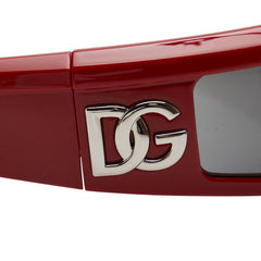 ドルチェアンドガッバーナ サングラス DG6181 レッド プラスチック レディース DOLCE&GABBANA 【中古】