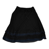 シャネル スカート ひざ丈 サイズ:36 P19038V09106 ブラック レーヨン レディース CHANEL 【中古】