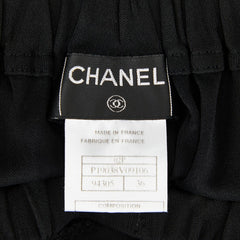 シャネル スカート ひざ丈 サイズ:36 P19038V09106 ブラック レーヨン レディース CHANEL 【中古】