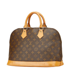 ルイ ヴィトン モノグラム アルマPM ハンドバッグ M51130 ブラウン PVC レザー レディース LOUIS VUITTON 【中古】