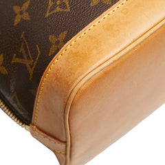 ルイ ヴィトン モノグラム アルマPM ハンドバッグ M51130 ブラウン PVC レザー レディース LOUIS VUITTON 【中古】