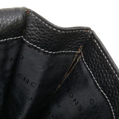 ジバンシー ロゴ セカンドバッグ ブラック レザー レディース Givenchy 【中古】