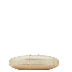 サルヴァトーレフェラガモ ヴァラリボン ワンショルダーバッグ EZ-21 B667 ベージュ ブラック ナイロン キャンバス レディース Salvatore Ferragamo 【中古】