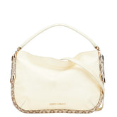 ジミーチュウ ハンドバッグ ショルダーバッグ アイボリー レザー パイソン レディース JIMMY CHOO 【中古】