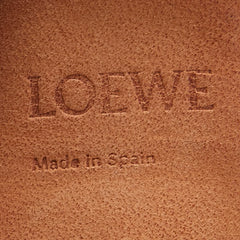 ロエベ アナグラム スモールスラップ ブレスレット タン ブラウン レザー レディース LOEWE 【中古】