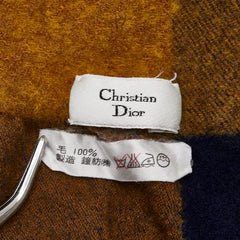 ディオール ストール ショール マルチカラー ウール レディース Dior 【中古】