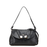 クロエ リリィ ショルダーバッグ ハンドバッグ 2WAY 3P0508 ブラック レザー レディース Chloe 【中古】