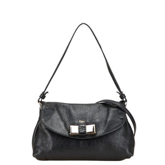 クロエ リリィ ショルダーバッグ ハンドバッグ 2WAY 3P0508 ブラック レザー レディース Chloe 【中古】