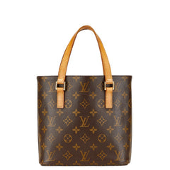 ルイ ヴィトン モノグラム ヴァヴァンPM ハンドバッグ M51172 ブラウン PVC レザー レディース LOUIS VUITTON 【中古】