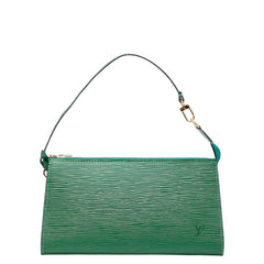 ルイ ヴィトン エピ ポシェット アクセソワール ポシェット M52944 ボルネオグリーン レザー レディース LOUIS VUITTON 【中古】