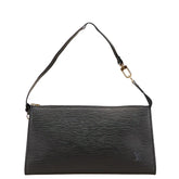 ルイ ヴィトン エピ ポシェット アクセソワール アクセサリーポーチ ミニハンドバッグ M52942 ノワール ブラック レザー レディース LOUIS VUITTON 【中古】