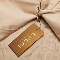 グッチ 1B テーラードジャケット サイズ:44 193486 ベージュ コットン キュプラ レディース GUCCI 【中古】