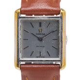 オメガ デヴィル DE VILLE ベルト(社外品) 腕時計 クオーツ シルバー文字盤 メッキ レディース OMEGA 【中古】