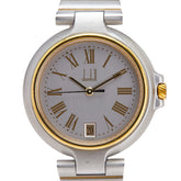 ダンヒル ミレニアム millennium 腕時計 クオーツ シルバー文字盤 ステンレススチール レディース Dunhill 【中古】