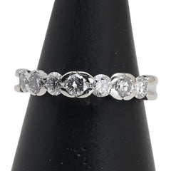 Pt900 プラチナ ダイヤ0.85ct リング 指輪 レディース 9号 【中古】