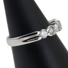 Pt900 プラチナ ダイヤ0.85ct リング 指輪 レディース 9号 【中古】