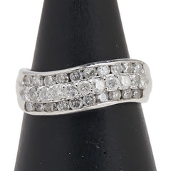 Pt900 プラチナ ダイヤ1.00ct リング 指輪 レディース 12.5号 【中古】