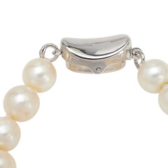 SV925 シルバー アコヤ真珠 アコヤパール7~7.5mm ネックレス レディース 【中古】