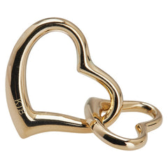 K18YG イエローゴールド ハート モチーフ ペンダントトップ レディース 【中古】