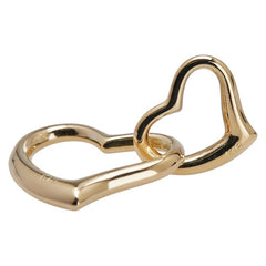 K18YG イエローゴールド ハート モチーフ ペンダントトップ レディース 【中古】