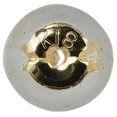 K18YG イエローゴールド ハート モチーフ ピアス レディース 【中古】