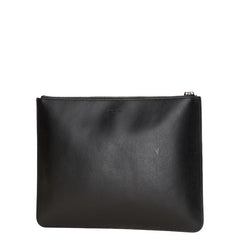 ジバンシー スター クラッチバッグ セカンドバッグ ブラック レザー レディース Givenchy 【中古】