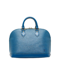 ルイ ヴィトン エピ アルマ ハンドバッグ M52145 トレドブルー レザー レディース LOUIS VUITTON 【中古】