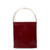 カルティエ トリニティ ハンドバッグ ワインレッド ボルドー レディース CARTIER 【中古】