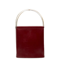 カルティエ トリニティ ハンドバッグ ワインレッド ボルドー レディース CARTIER 【中古】
