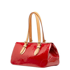 ルイ ヴィトン モノグラム ヴェルニ ローズウッドアヴェニュー ショルダーバッグ バッグ M93507 ポムダムール レッド パテントレザー レザー レディース LOUIS VUITTON 【中古】