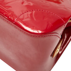 ルイ ヴィトン モノグラム ヴェルニ ローズウッドアヴェニュー ショルダーバッグ バッグ M93507 ポムダムール レッド パテントレザー レザー レディース LOUIS VUITTON 【中古】