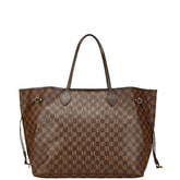 ルイ ヴィトン ダミエ ネヴァーフルGM トートバッグ N51106 ブラウン PVC レザー レディース LOUIS VUITTON 【中古】