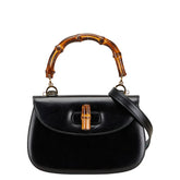 グッチ バンブー ハンドバッグ ショルダーバッグ 2WAY 000 1227 ブラック レザー レディース GUCCI 【中古】