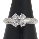 Pt900 プラチナ ダイヤ0.50ct リング 指輪 レディース 10.5号 【中古】