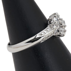 Pt900 プラチナ ダイヤ0.50ct リング 指輪 レディース 10.5号 【中古】