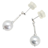 Pt900 プラチナ アコヤパール8.2~8.3mm ピアス レディース 【中古】