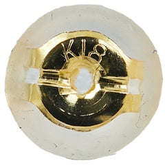 ゴールド K18YG イエローゴールド アコヤパール7mm ピアス レディース 【中古】