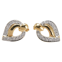 K18YG イエローゴールド ダイヤ0.20ct スタッドピアス レディース 【中古】