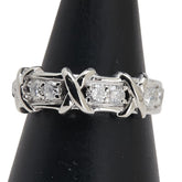 Pt900 プラチナ ダイヤ0.53ct リング 指輪 レディース 10.5号 【中古】