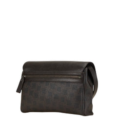 ダンヒル ディーエイト ダイヤルロック セカンドバッグ クラッチバッグ ブラウン PVC レザー メンズ Dunhill 【中古】