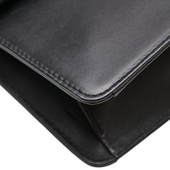 ダンヒル ダイヤルロック セカンドバッグ クラッチバッグ ブラック ゴールド レザー メンズ Dunhill 【中古】