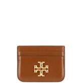 トリーバーチ エレノア カードケース ブラウン ゴールド レザー レディース Tory Burch 【中古】