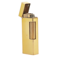 ダンヒル ローラー式 着火未確認 ガスライター 喫煙具 ゴールド イエロー メッキ メンズ Dunhill 【中古】