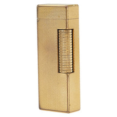 ダンヒル ガスライター 喫煙具 ローラー式 着火未確認 ガス充填可 ゴールド メッキ メンズ Dunhill 【中古】