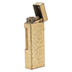ダンヒル ガスライター 喫煙具 ローラー式 着火未確認 ゴールド メッキ メンズ Dunhill 【中古】