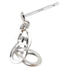 Pt900 プラチナ スイング スタッドピアス レディース 【中古】